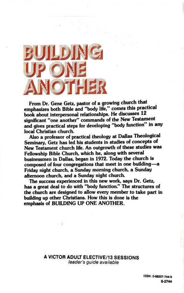 Building Up One Another - Gene A. Getz - Image 2
