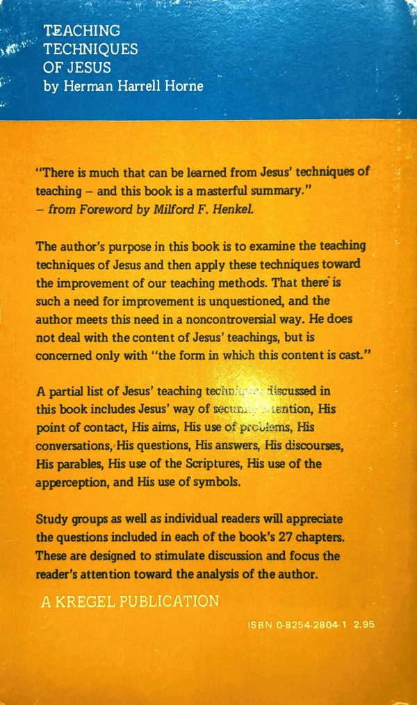 Teaching Techniques of Jesus - Herman Harrell Horne - Image 2