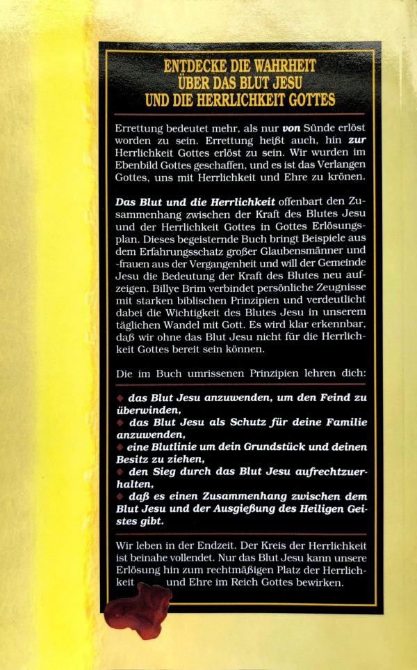 Das Blut und die Herrlichkeit - Billye Brim - Image 2